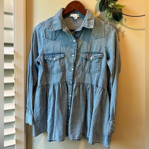 Japna BOHO Denim Blouse